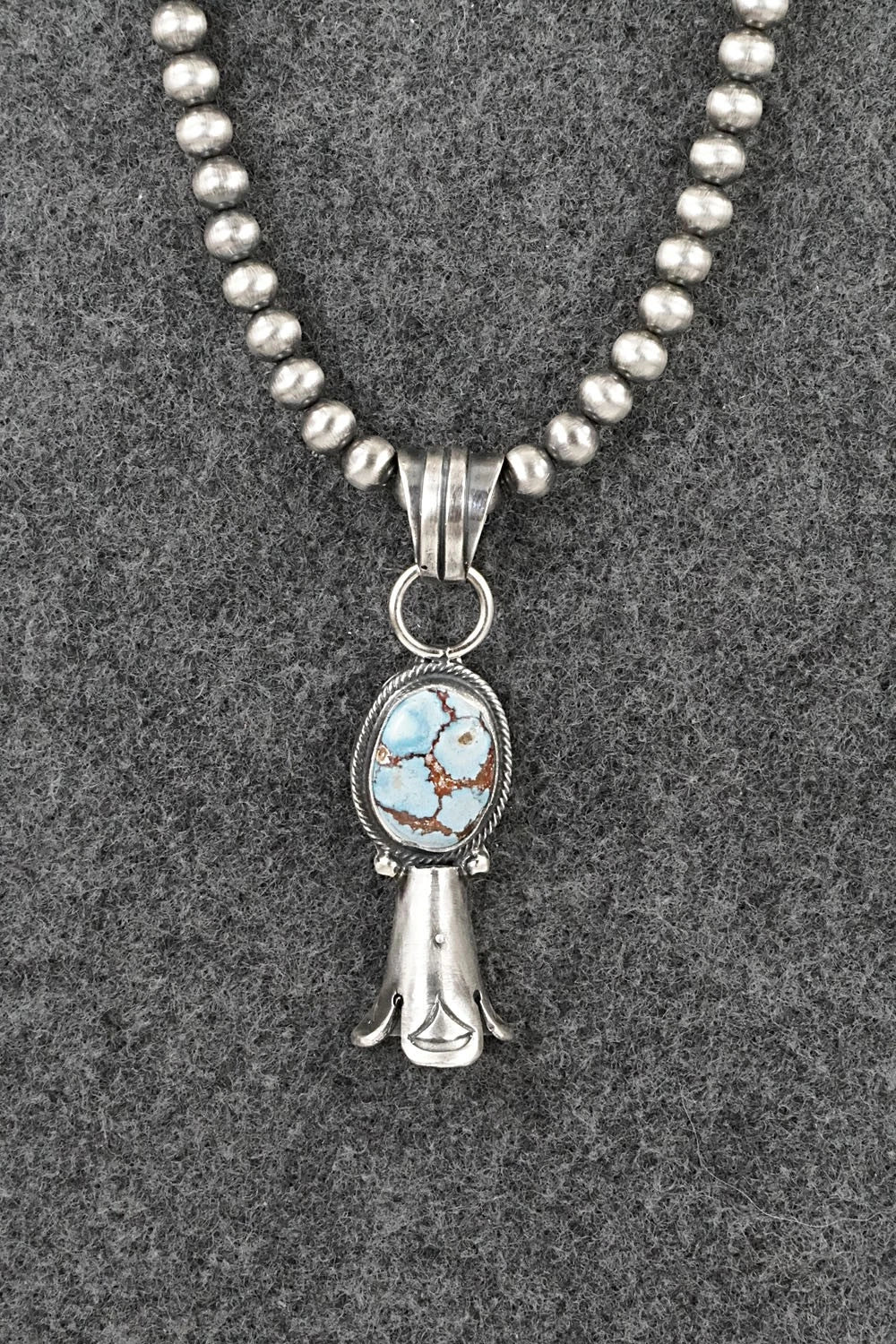 Turquoise & Sterling Silver Necklace - Sharon McCarthy