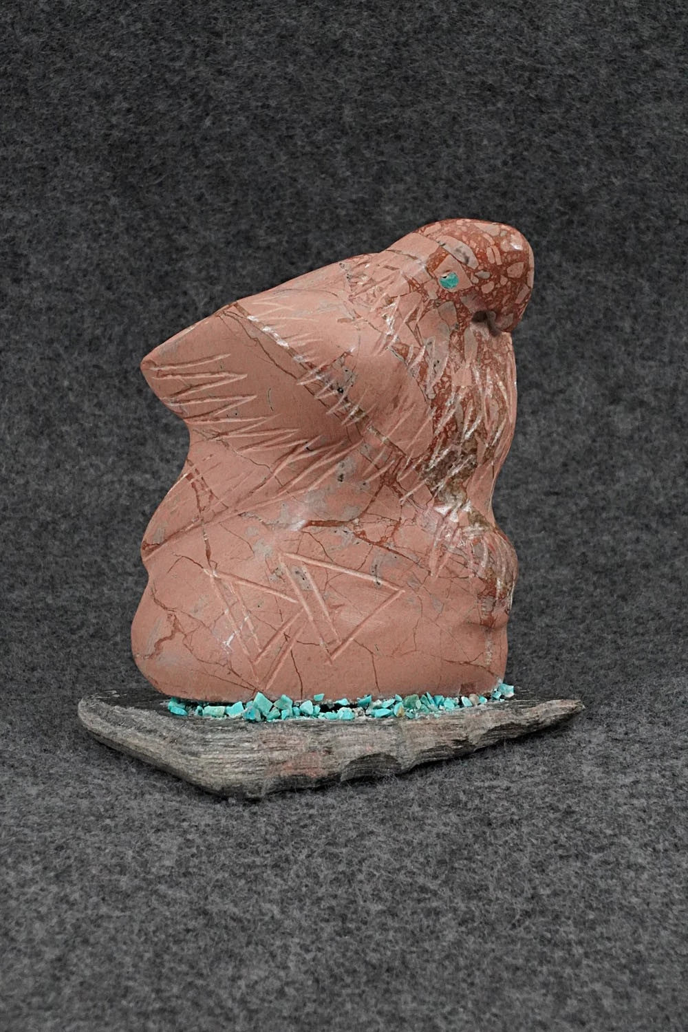 Eagle Zuni Fetish Carving - Daniel Chattin