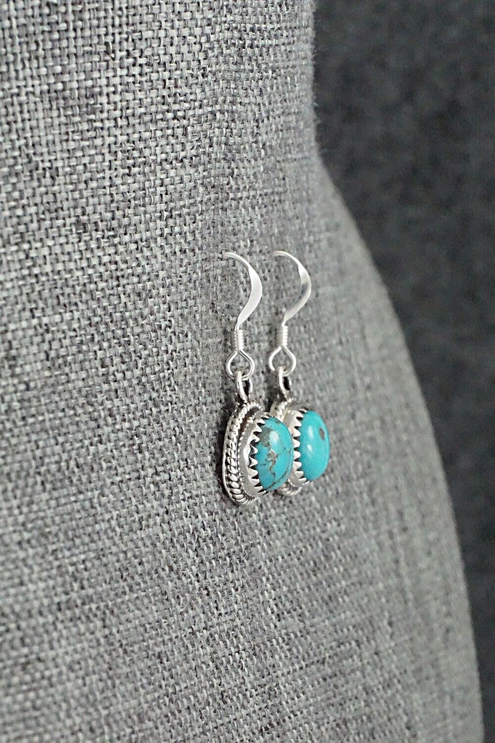 Turquoise & Sterling Silver Earrings - Sharon McCarthy