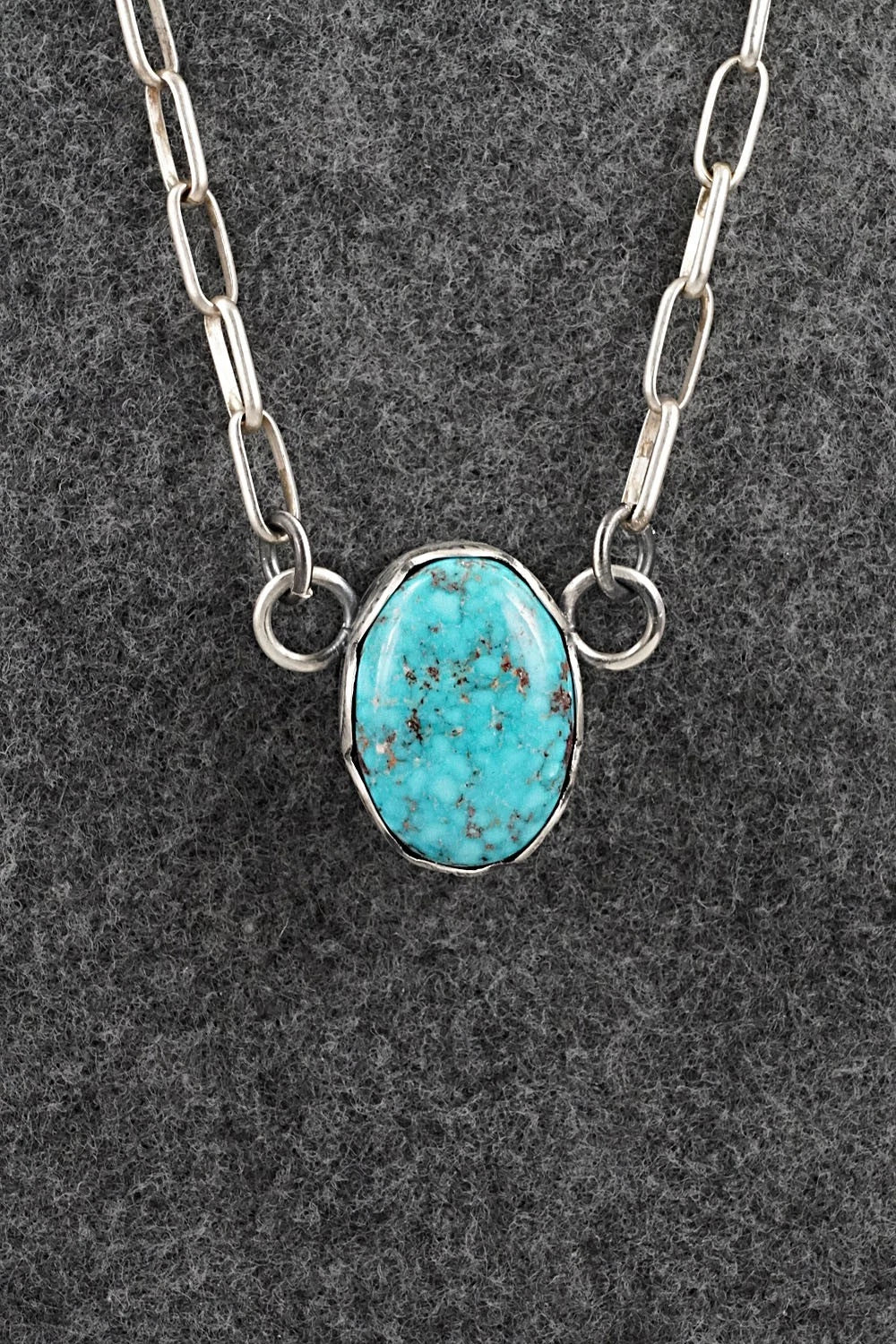 Turquoise & Sterling Silver Necklace - Randy Boyd