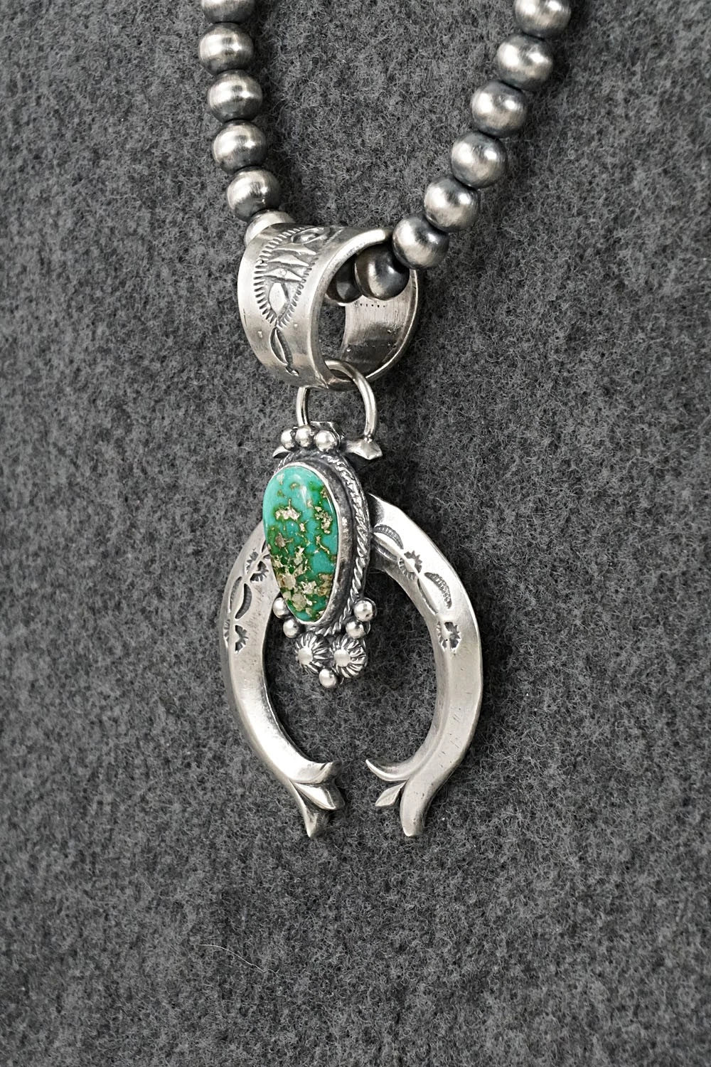 Turquoise & Sterling Silver Necklace - Samuel Yellowhair