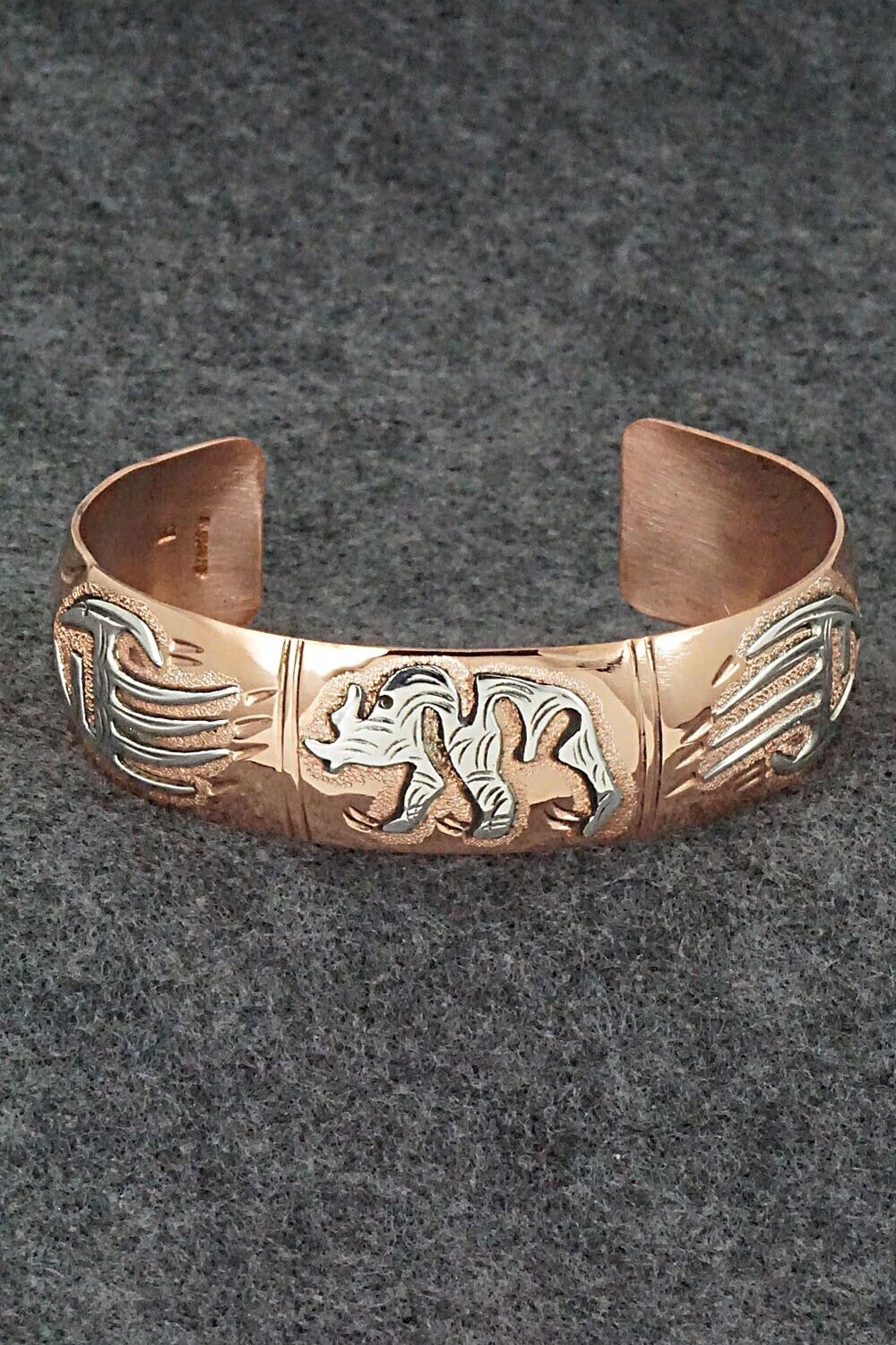 Copper & Sterling Silver Bracelet - Charlene Begay