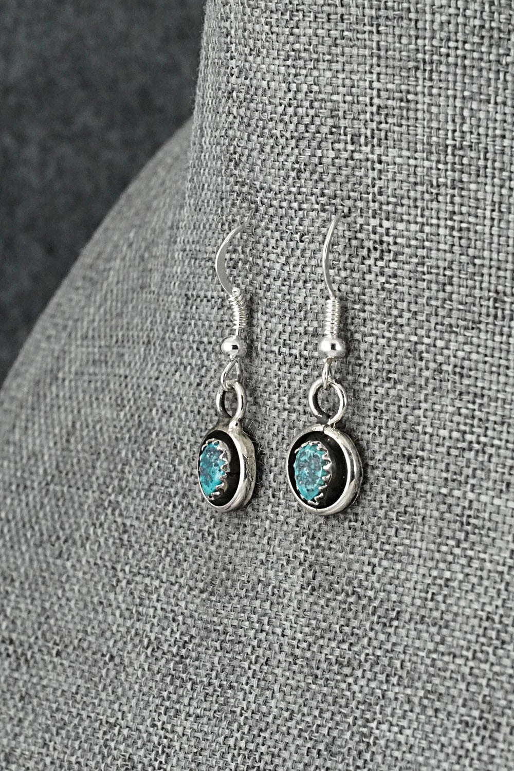 Turquoise & Sterling Silver Squash Blossom Set - Phil Garcia