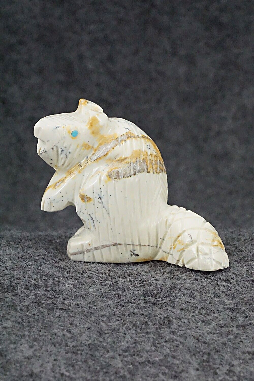 Beaver Zuni Fetish Carving - Gilbert Lonjose