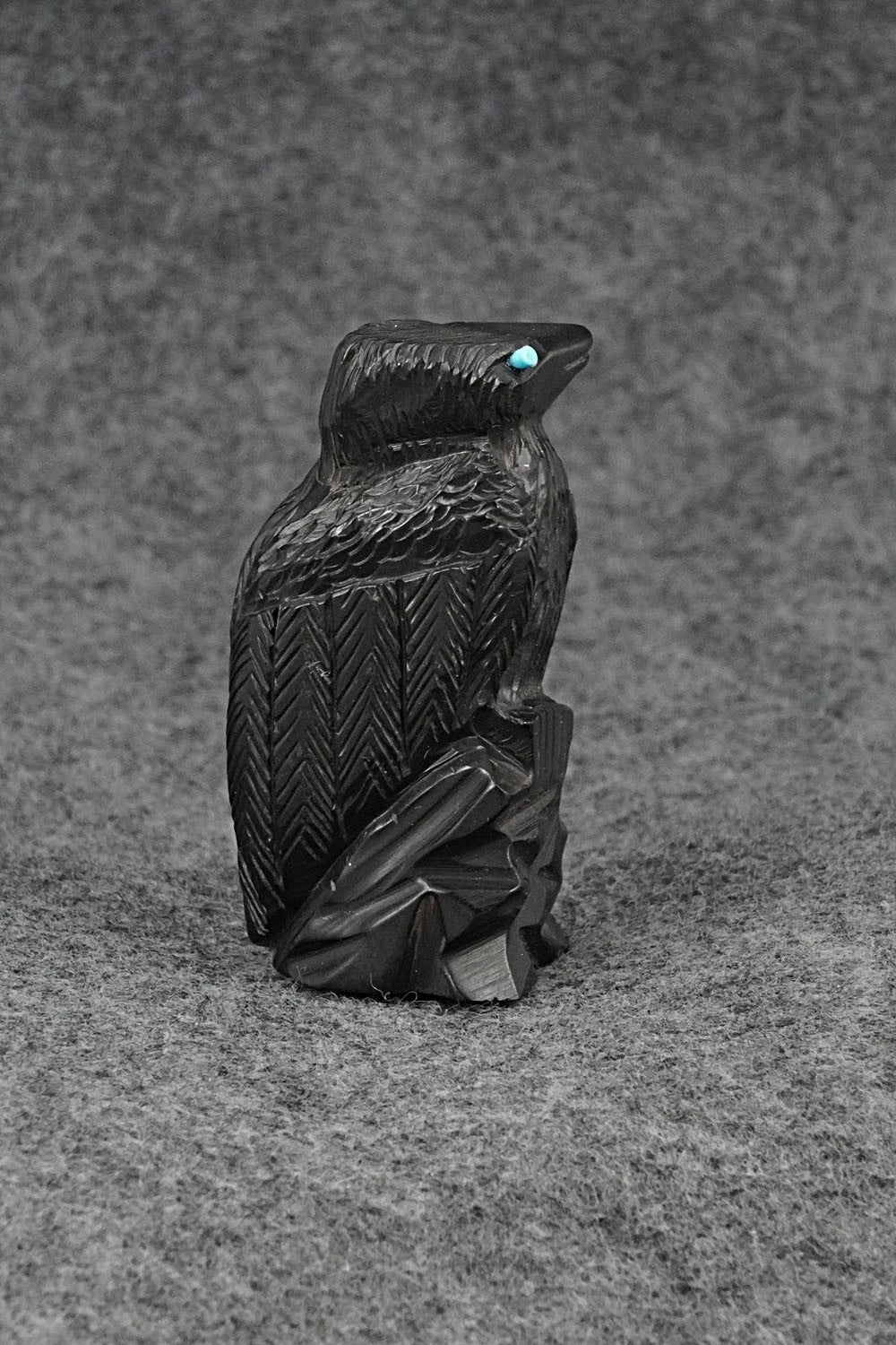 Crow Zuni Fetish Carving - Mike Tucson