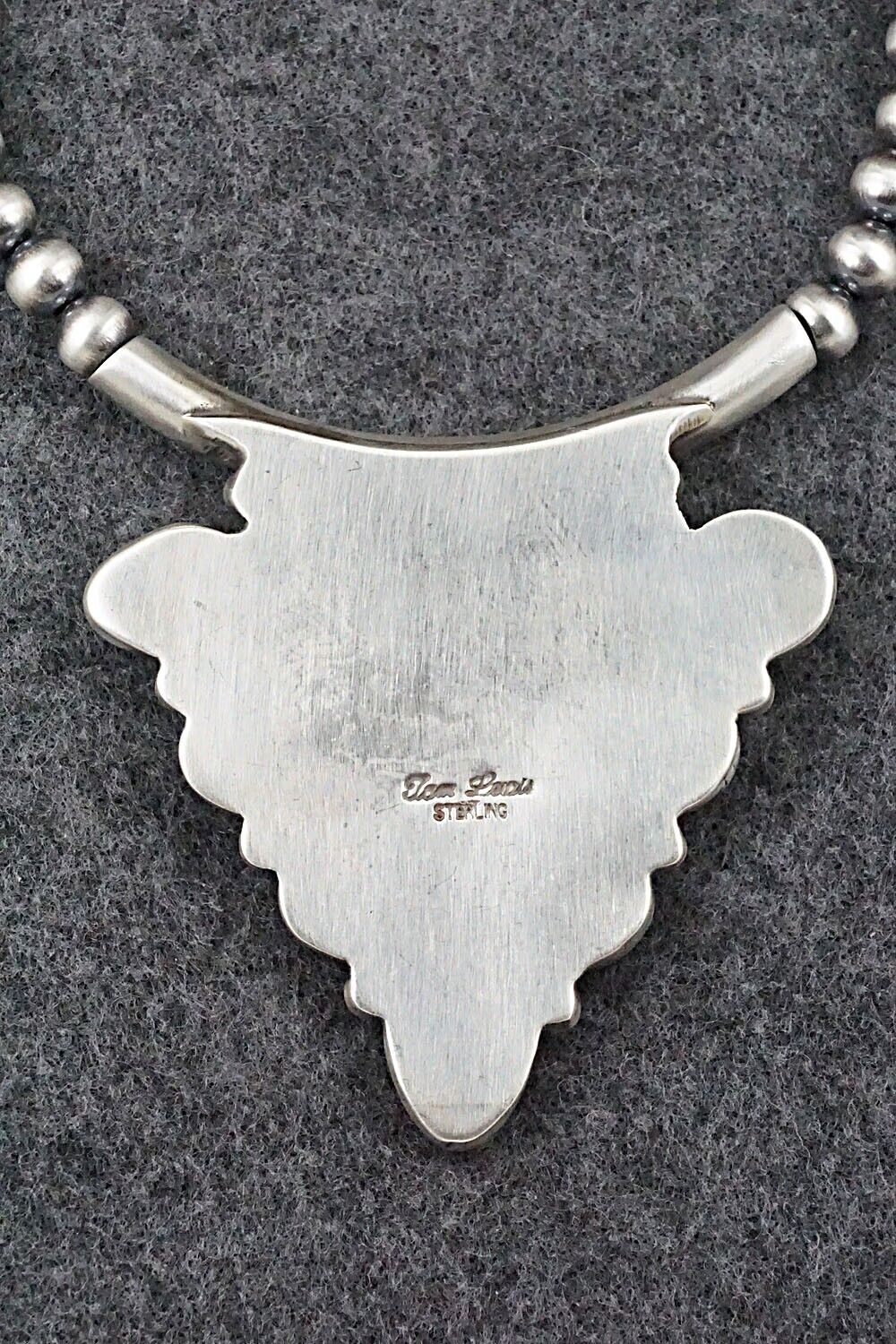 Turquoise & Sterling Silver Necklace - Tom Lewis