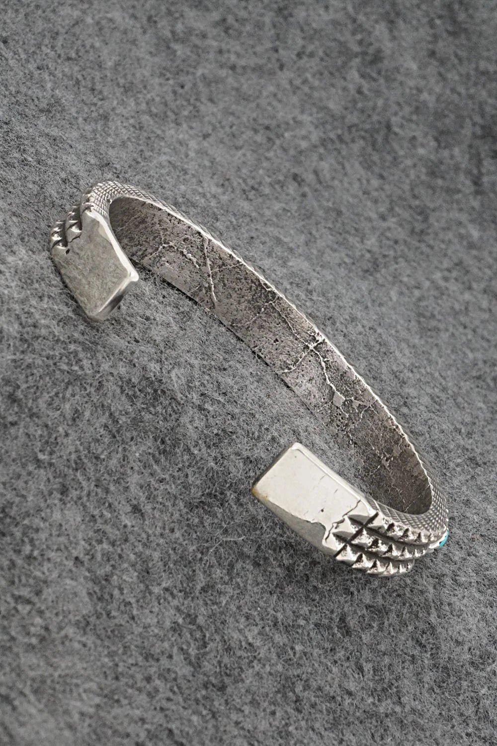 Turquoise & Sterling Silver Bracelet - Ernest Rangel