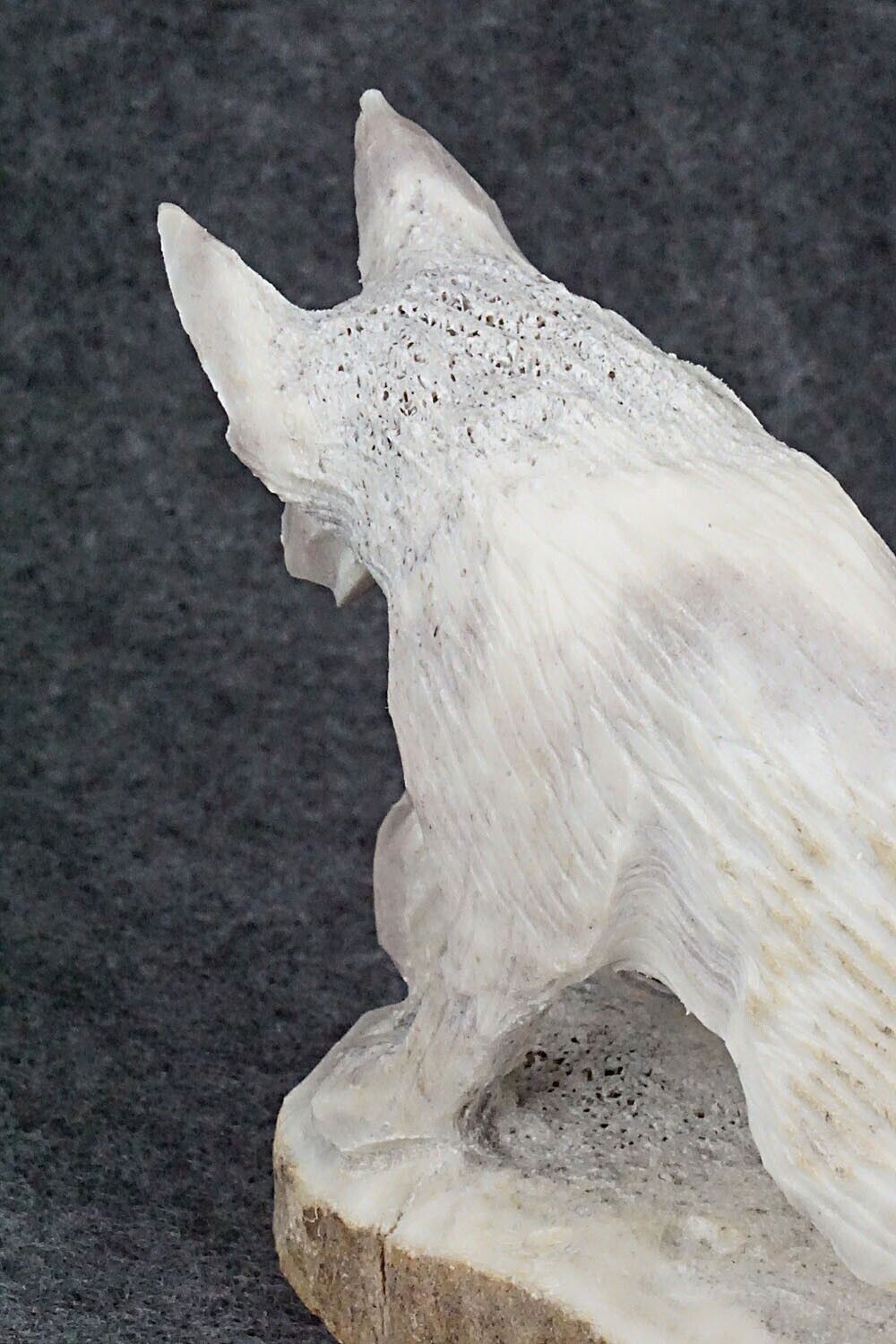 Wolf Zuni Fetish Carving - Lewis Malie Jr.
