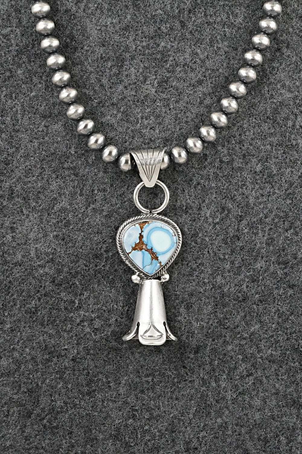 Turquoise & Sterling Silver Necklace - Sharon McCarthy