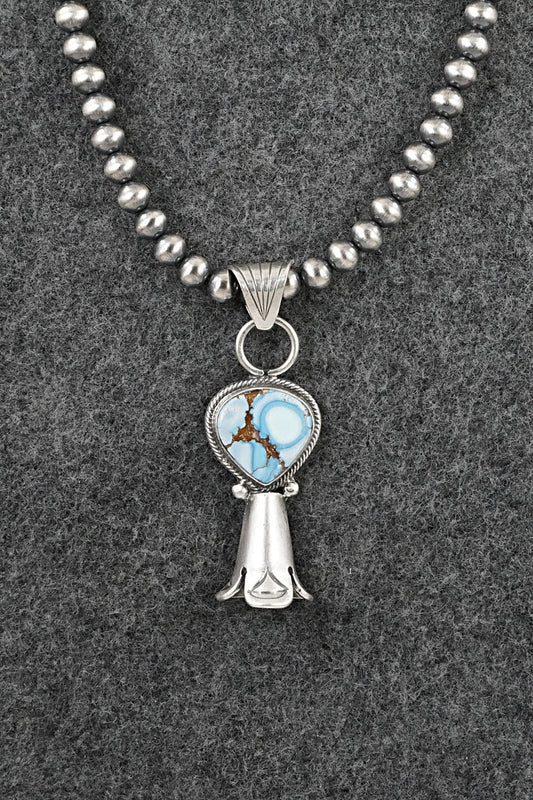 Turquoise & Sterling Silver Necklace - Sharon McCarthy