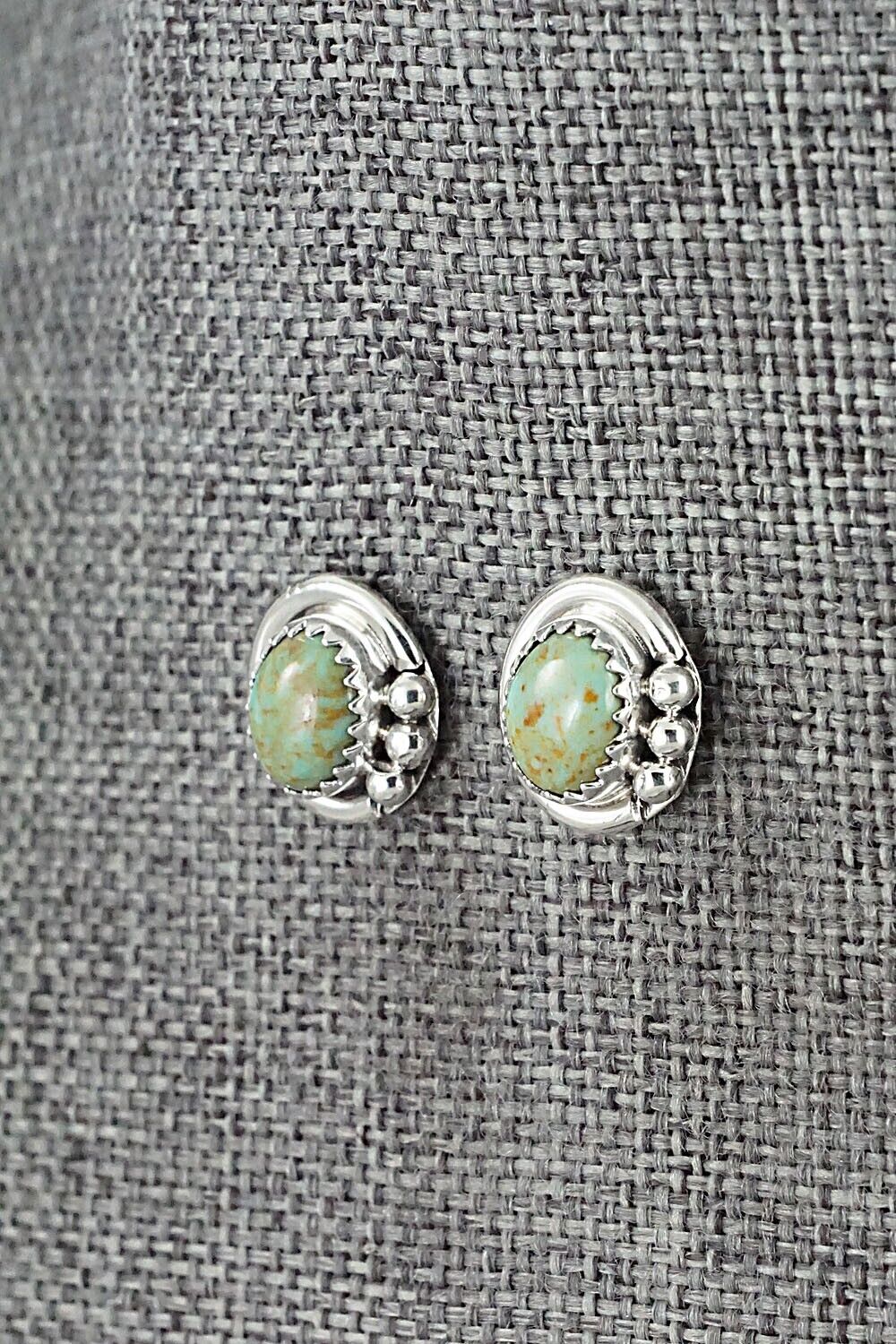 Turquoise & Sterling Silver Earrings - Rita Largo