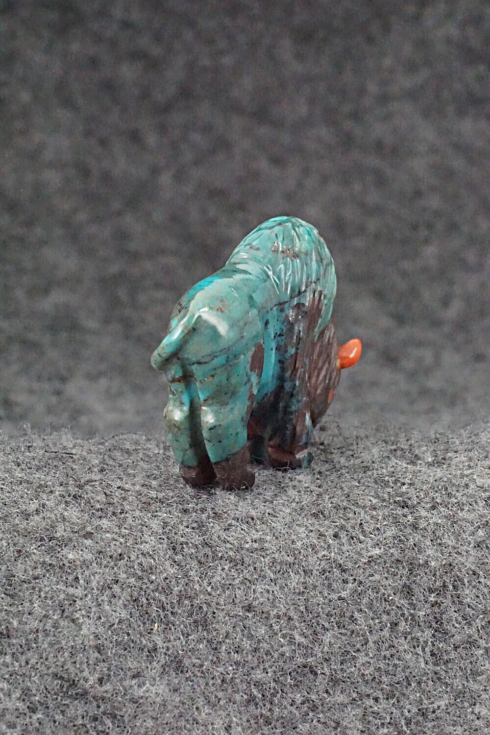 Buffalo Zuni Fetish Carving - Andres Quandelacy