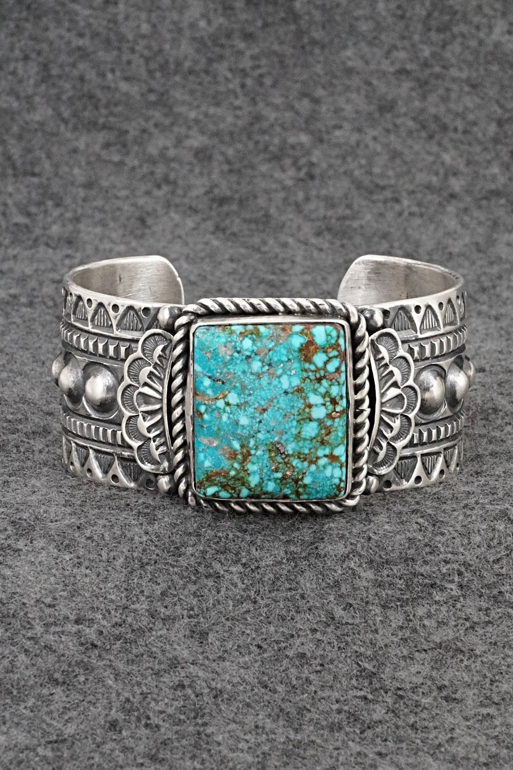 Turquoise & Sterling Silver Bracelet - Arnold Blackgoat