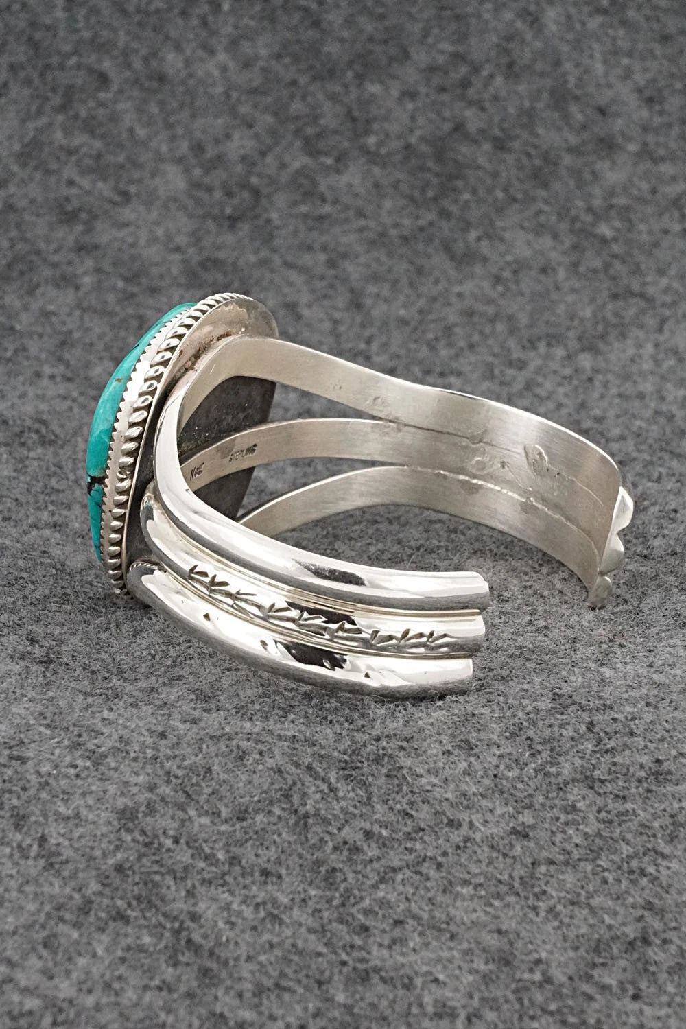Turquoise & Sterling Silver Bracelet - Ray Nez