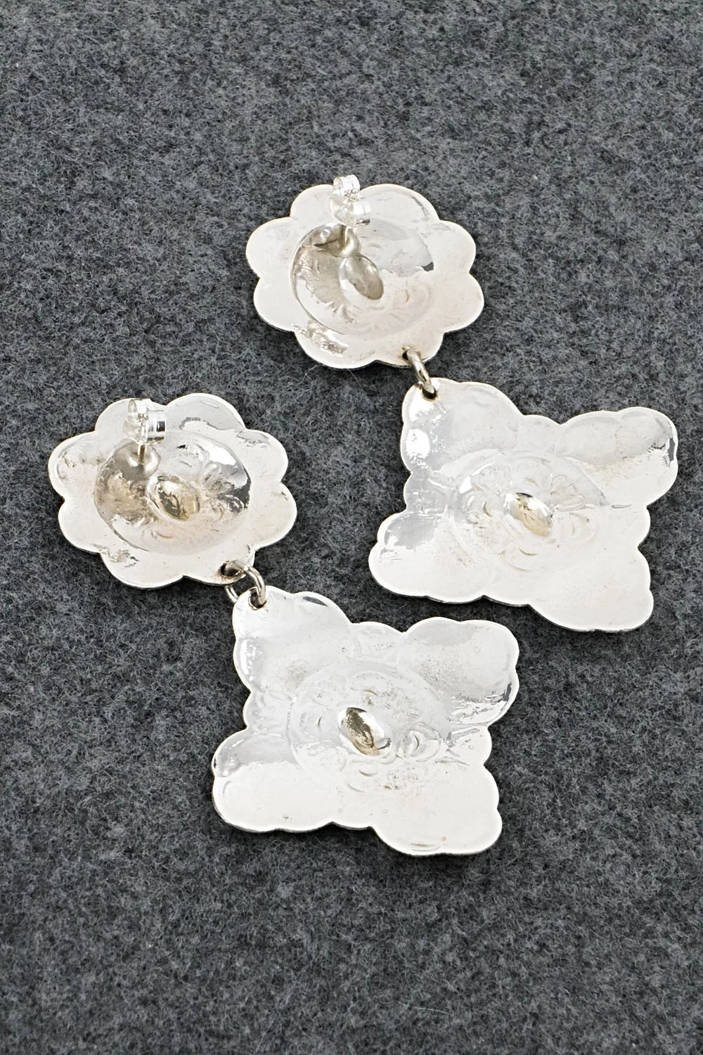 Sterling Silver Earrings - Bertha Begay