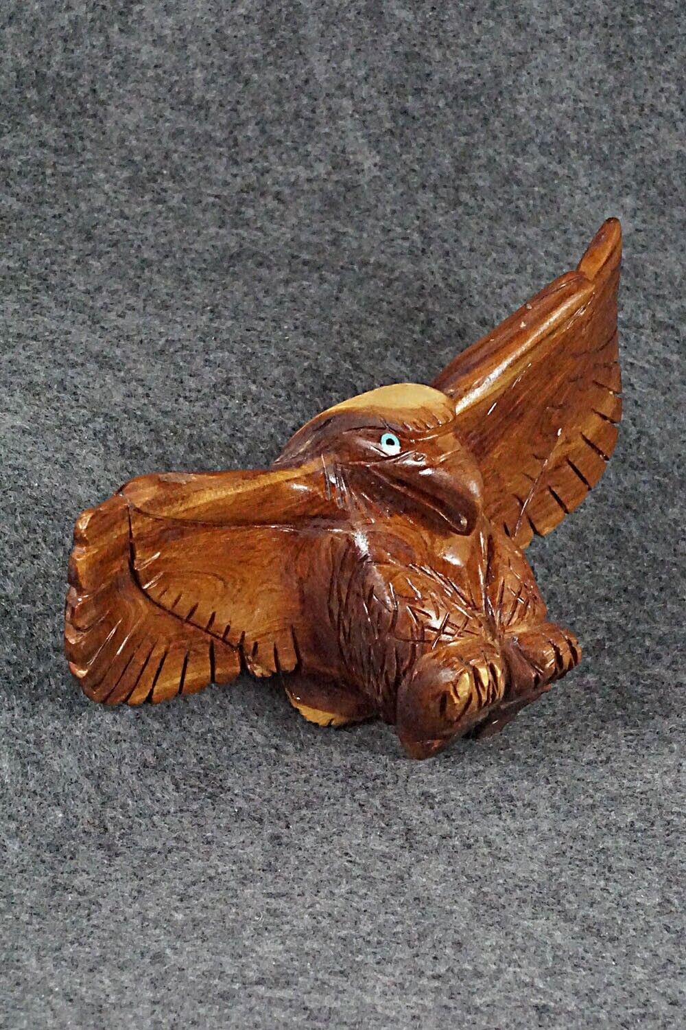 Eagle Zuni Fetish Carving - Chris Nastacio