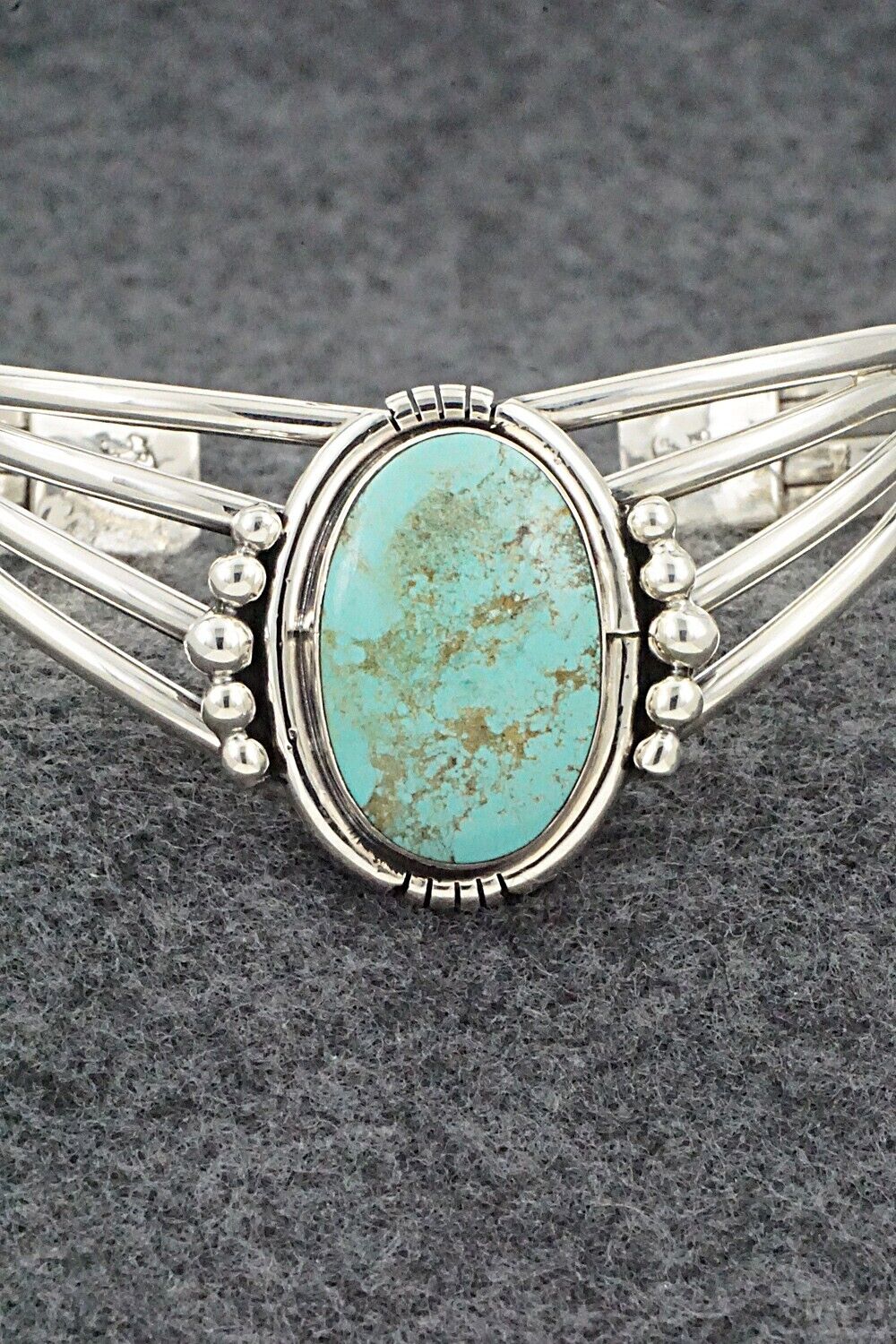 Turquoise & Sterling Silver Bracelet - Harold Becenti