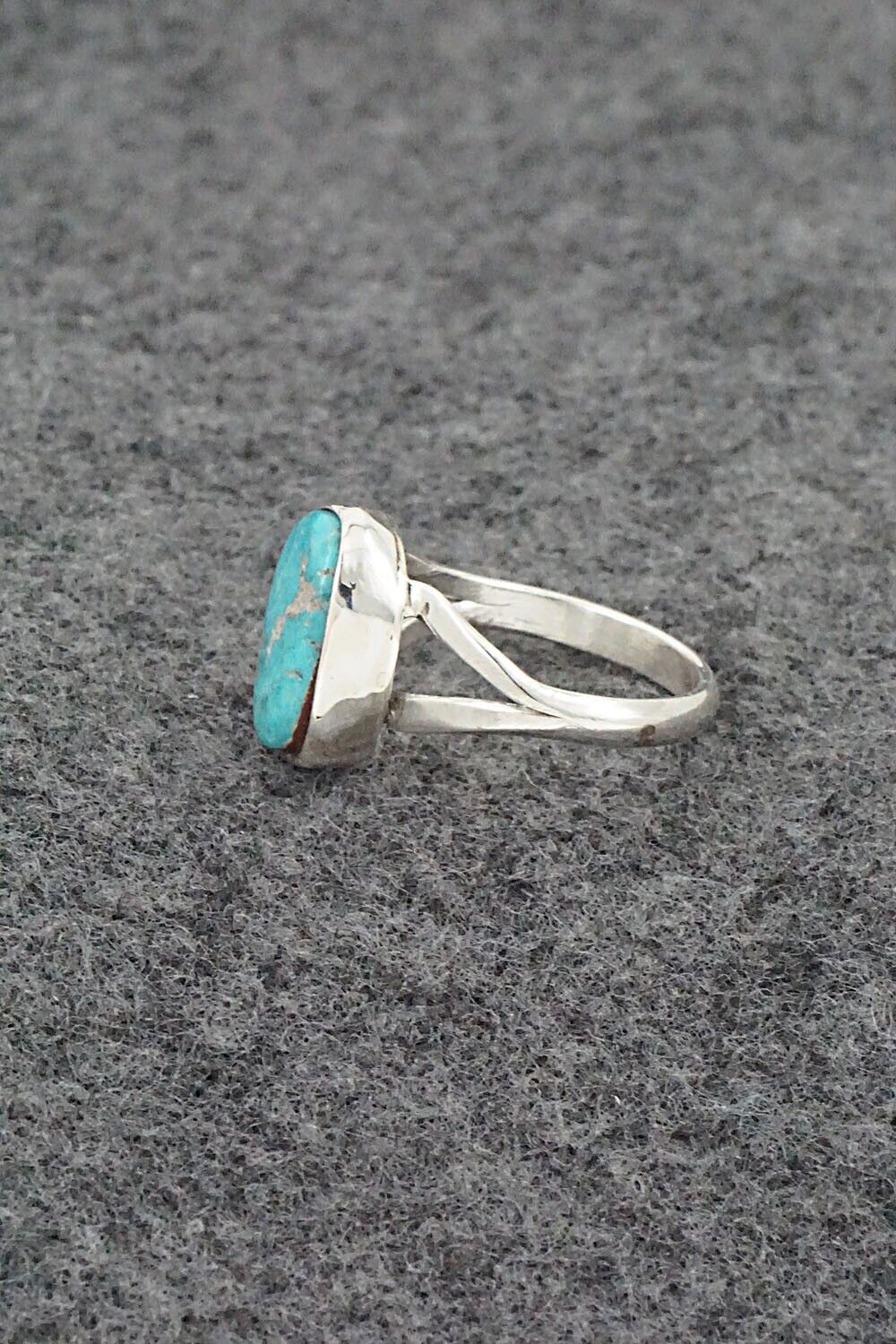 Turquoise & Sterling Silver Ring - Theresa Smith - Size 5.5