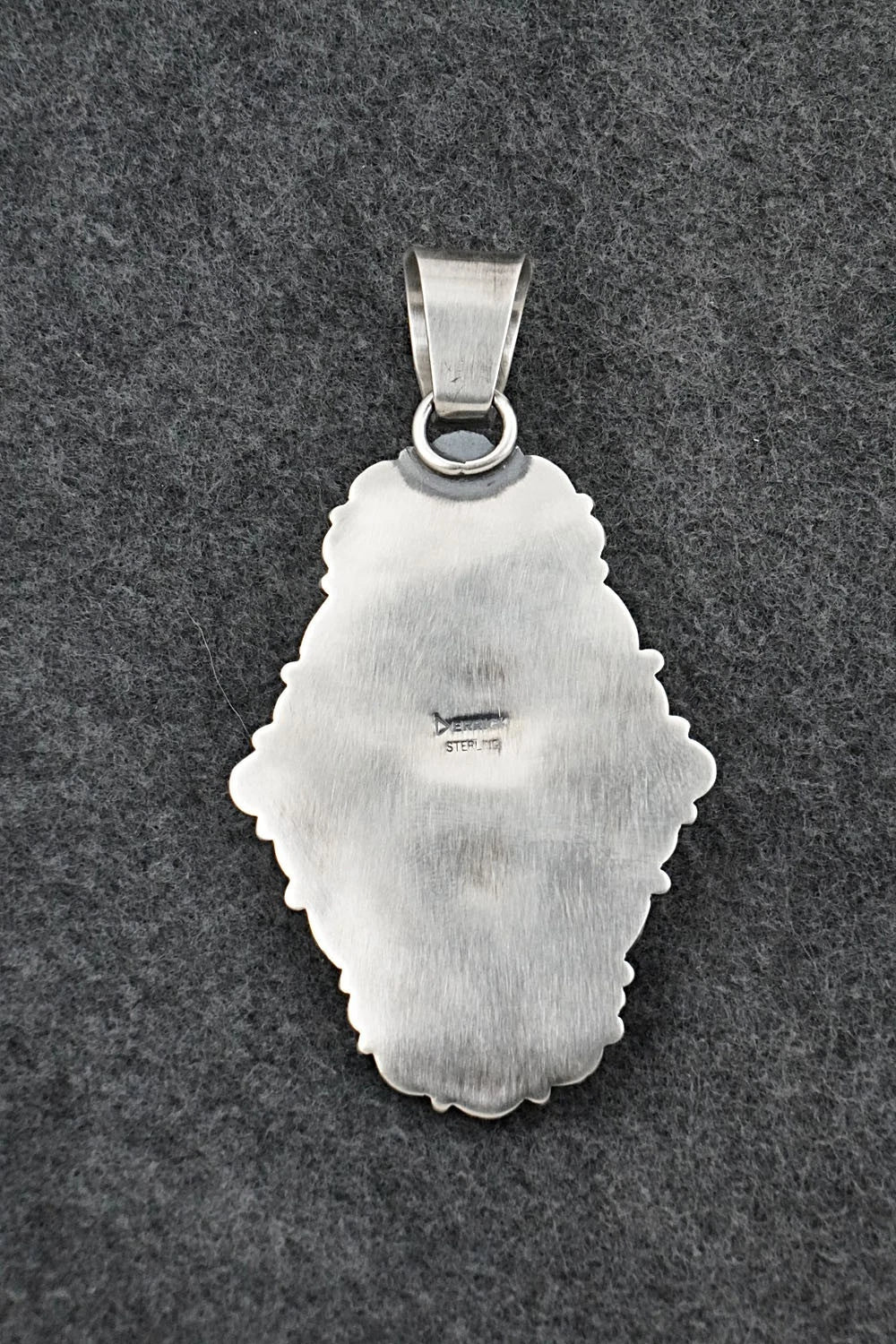 Turquoise and Sterling Silver Pendant - Derrick Gordon