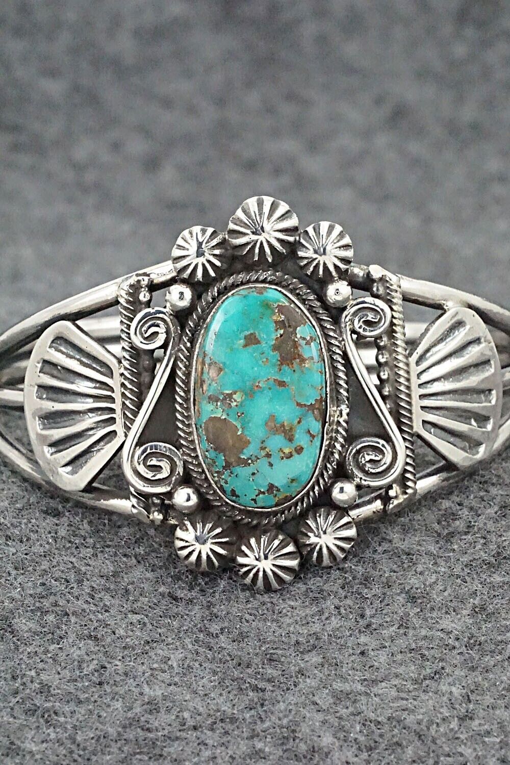 Turquoise & Sterling Silver Bracelet - Jess Martinez