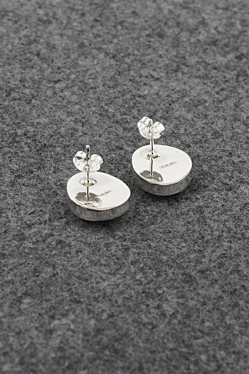 Turquoise & Sterling Silver Earrings - Rosemary Saunders