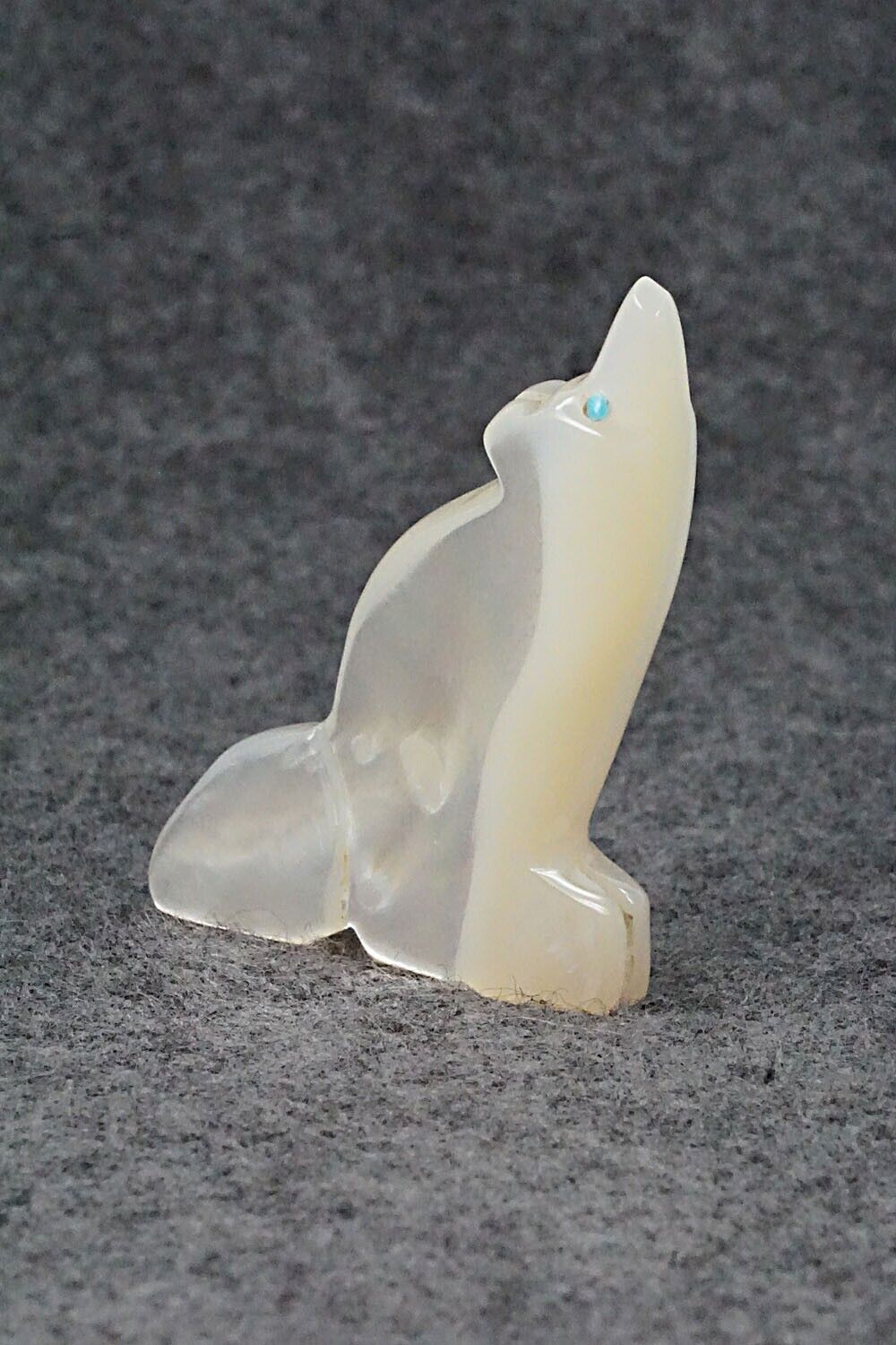 Coyote Zuni Fetish Carving - Danny Lonjose