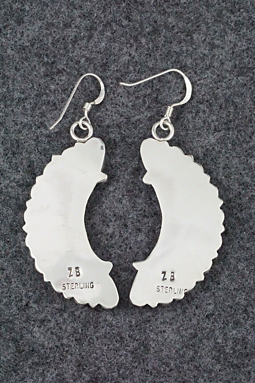 Turquoise and Sterling Silver Earrings - Zeita Begay