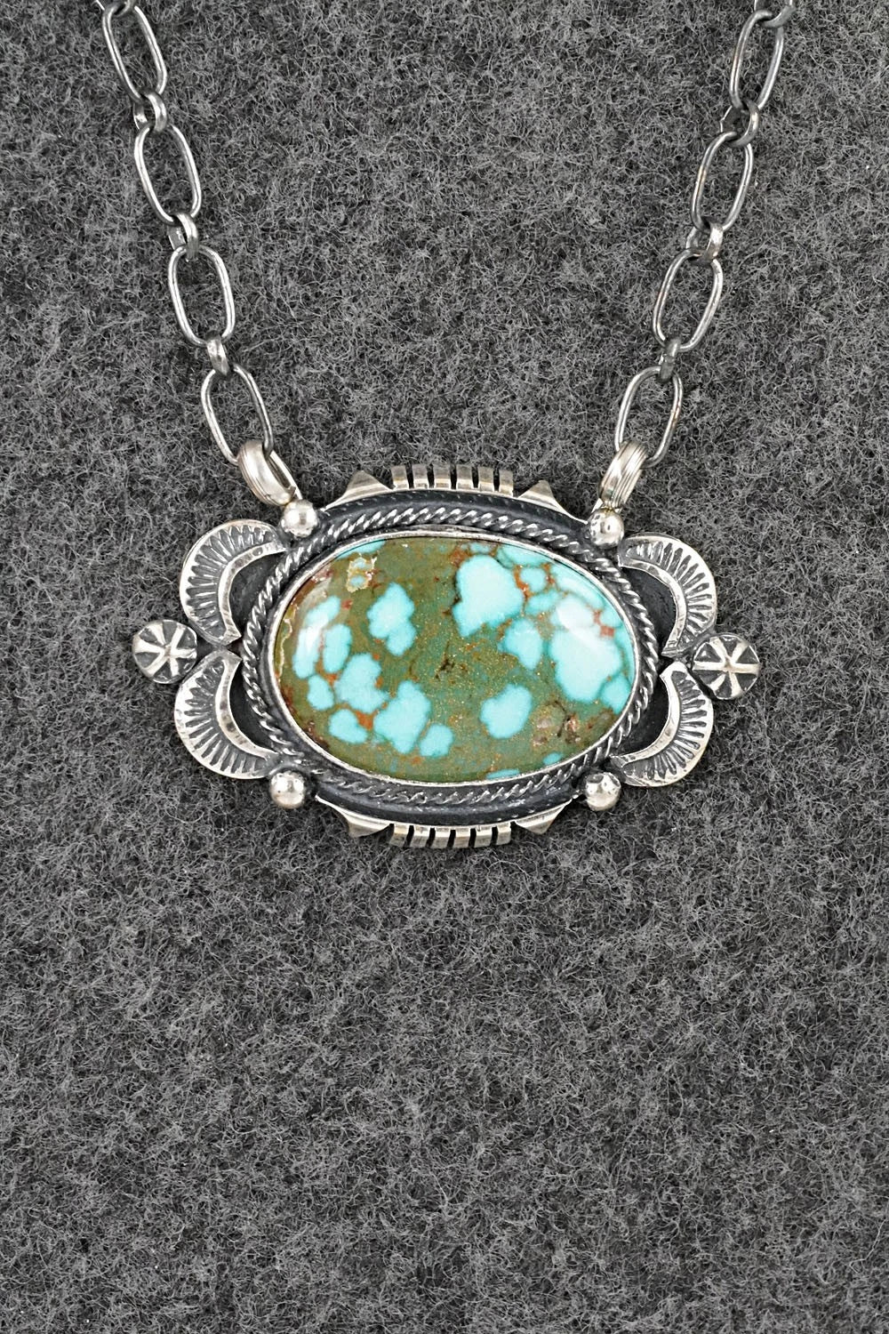 Turquoise & Sterling Silver Necklace - Daniel Benally