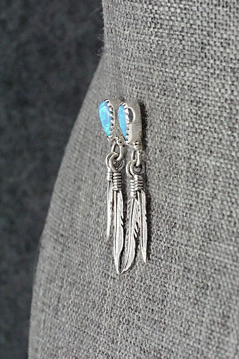 Opalite & Sterling Silver Earrings - Judy Largo