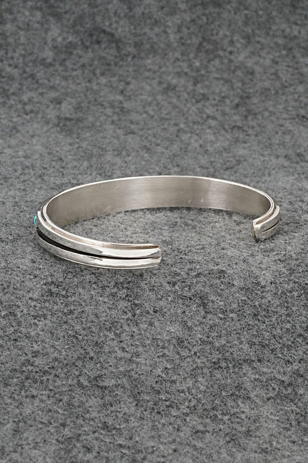 Turquoise, Coral & Sterling Silver Bracelet - Wilbert Muskett Jr.