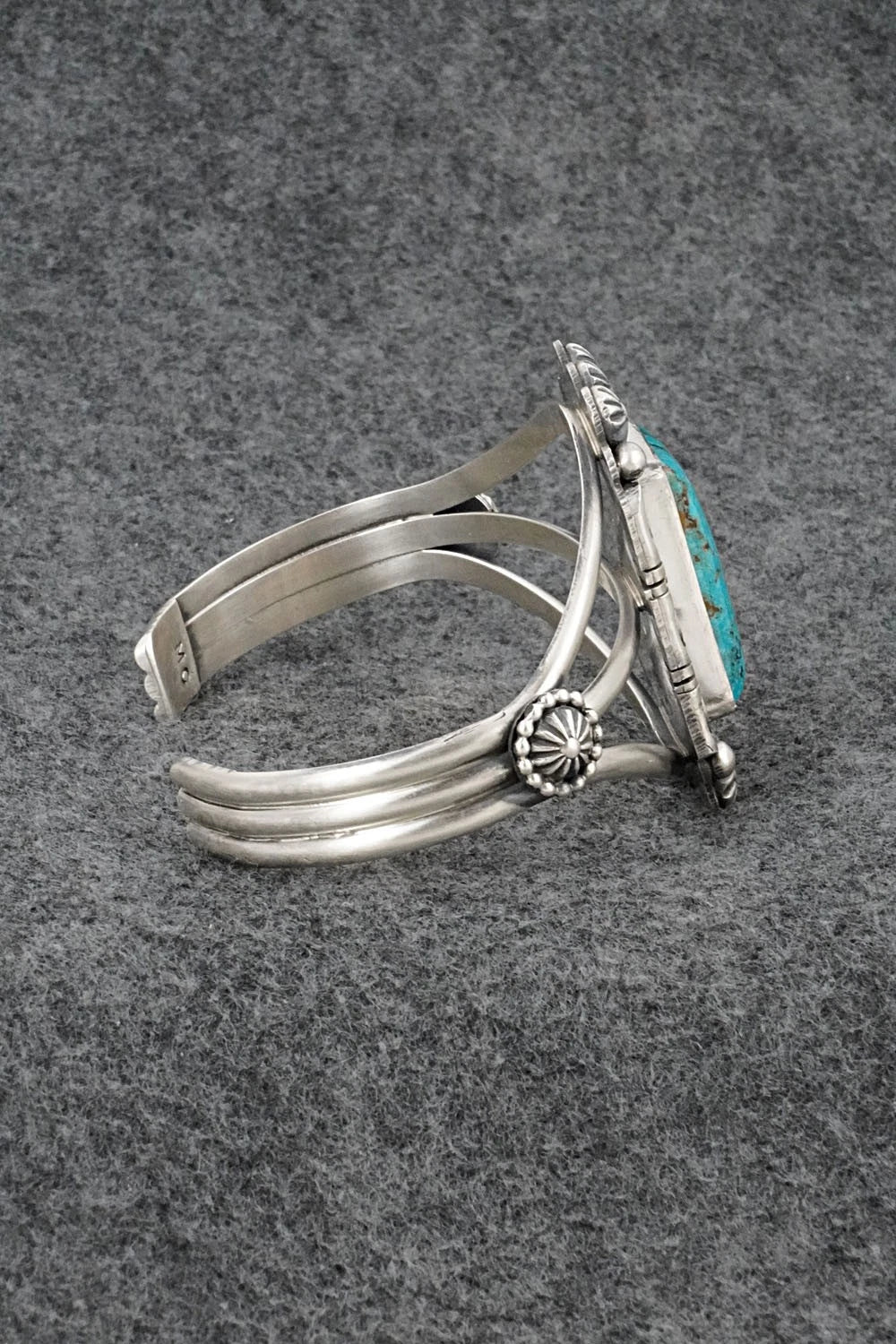 Turquoise & Sterling Silver Bracelet - Michael Calladitto