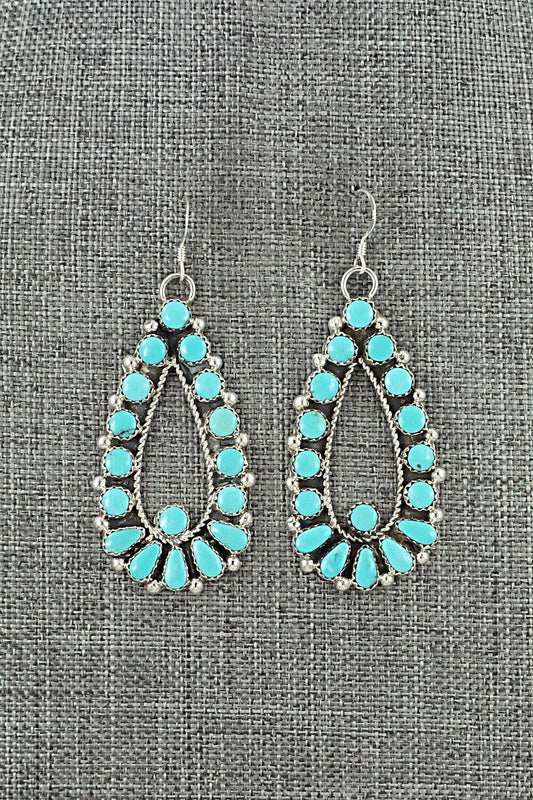 Turquoise & Sterling Silver Earrings - Alicia Wilson