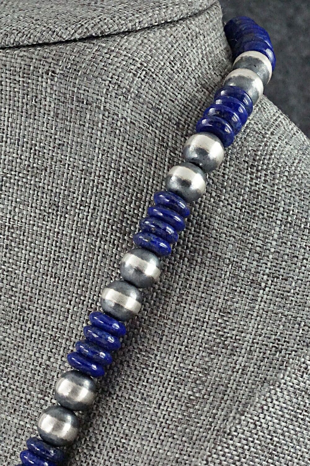 Lapis & Sterling Silver Necklace - Doreen Jake