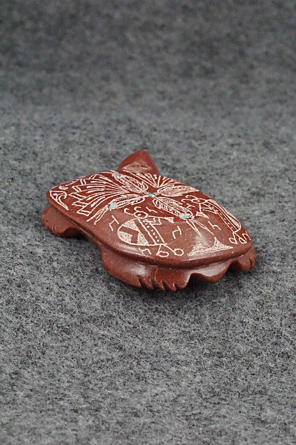 Turtle Zuni Fetish Carving - Adrian Cachini