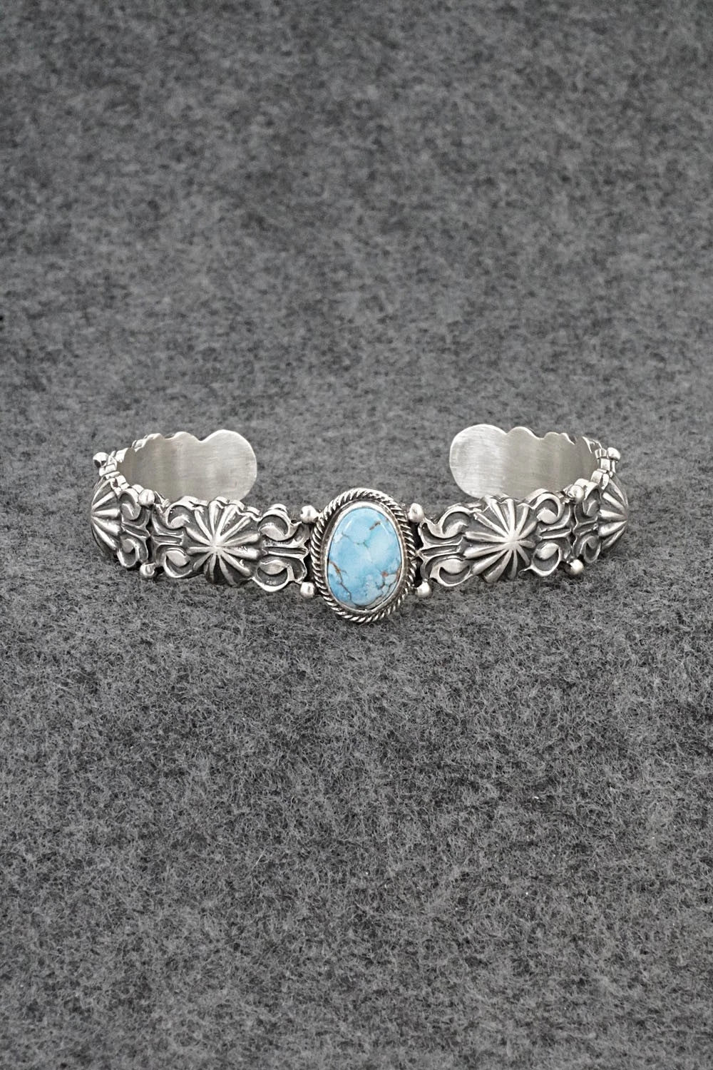 Turquoise & Sterling Silver Bracelet - Thomas Yazzie