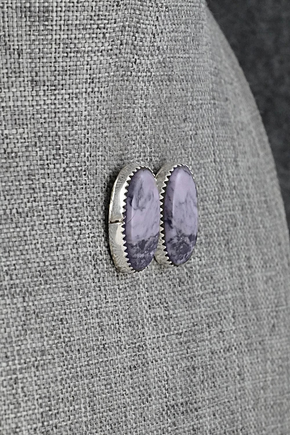 Morado & Sterling Silver Earrings - Murray Hannaweeka