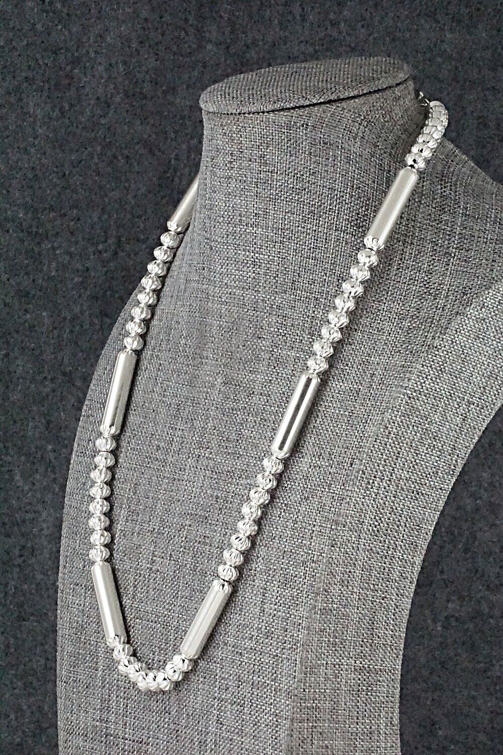 Sterling Silver Navajo Pearl Necklace - Tonisha Haley