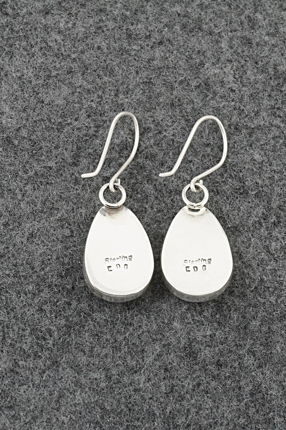 Turquoise & Sterling Silver Earrings - Eugene Gruber
