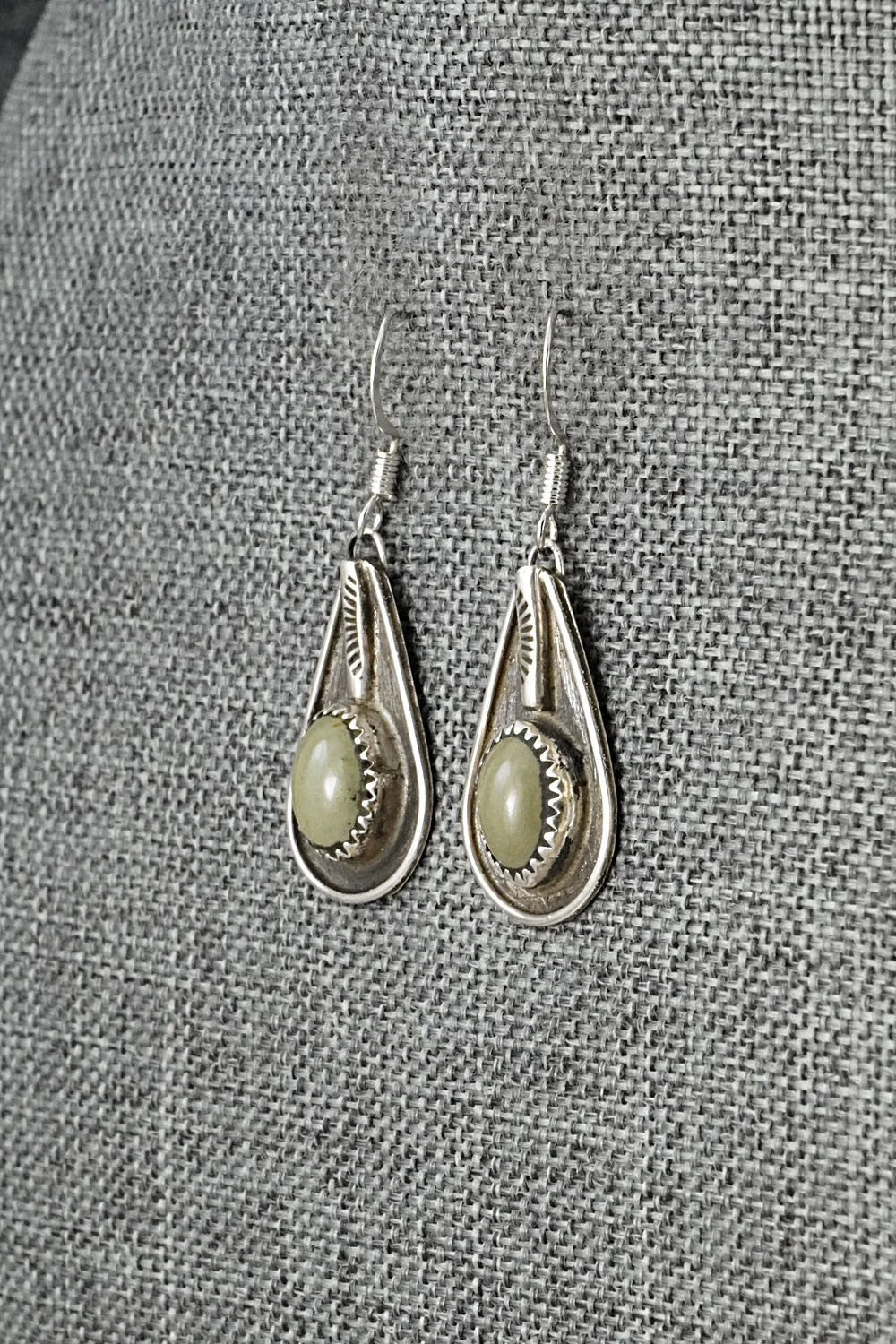 Turquoise & Sterling Silver Earrings - Priscilla Reeder