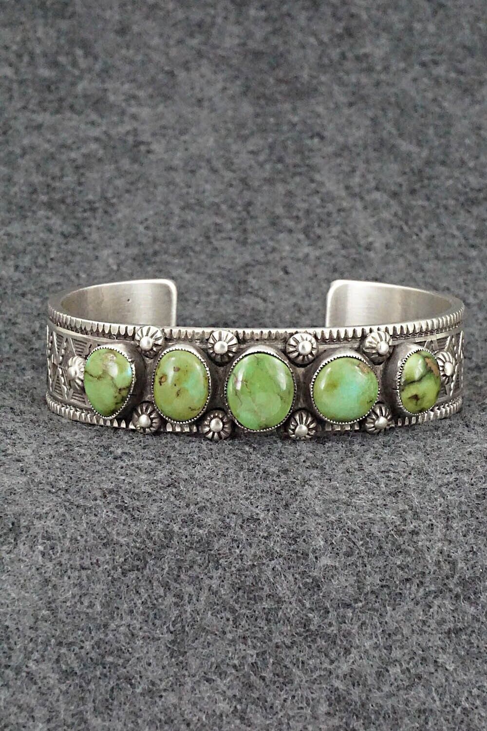 Turquoise and Sterling Silver Bracelet - Calvin Martinez