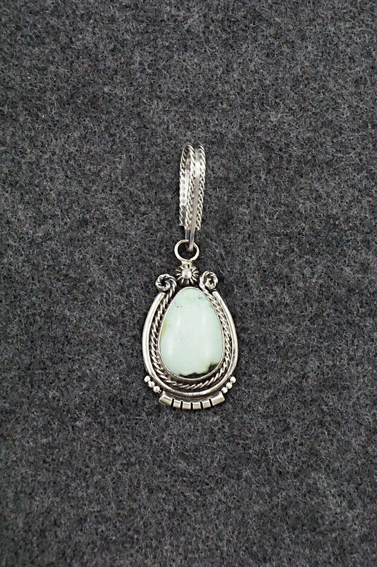 Variscite & Sterling Silver Pendant - Samuel Yellowhair