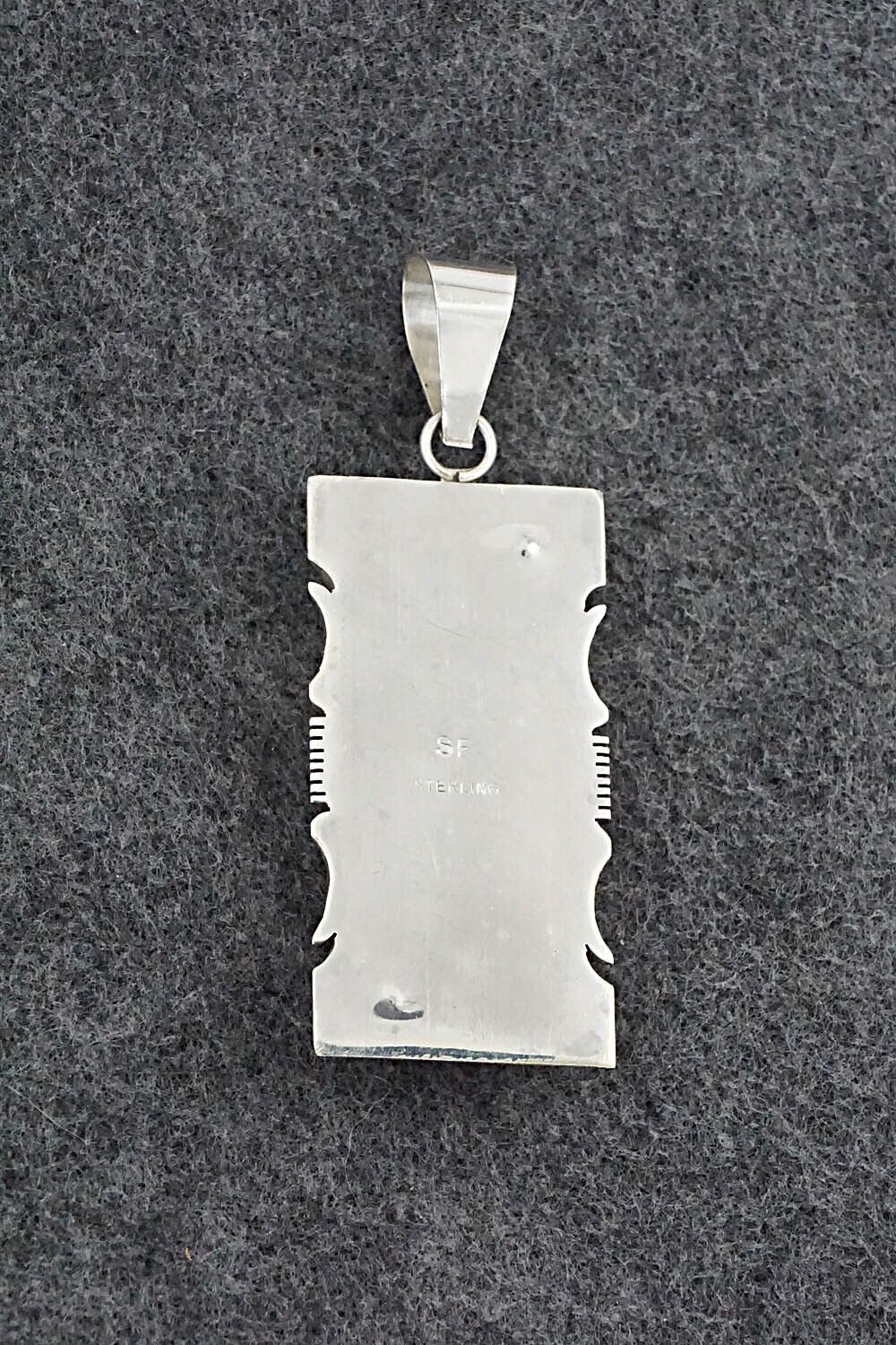 Turquoise & Sterling Silver Pendant - Steve Francisco