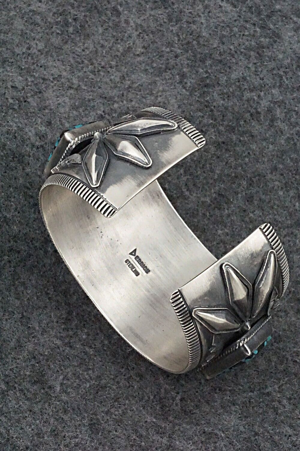 Turquoise & Sterling Silver Bracelet - Derrick Gordon