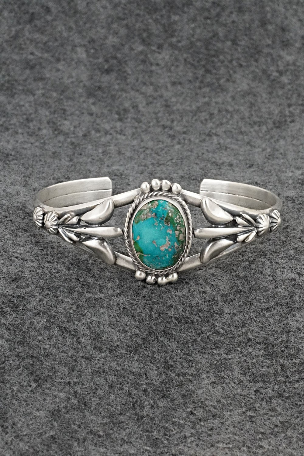 Turquoise & Sterling Silver Bracelet - Bobby Platero