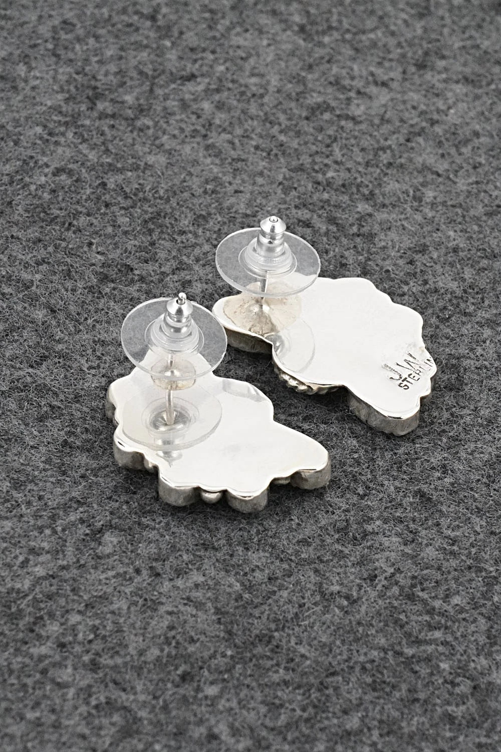 Turquoise & Sterling Silver Earrings - Justina Wilson