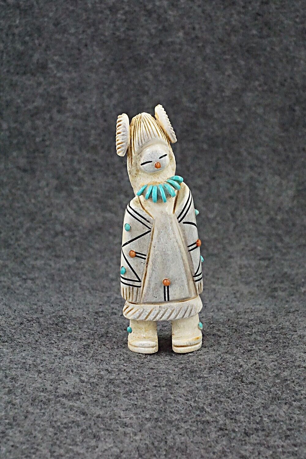 Corn Maiden Zuni Fetish Carving - Claudia Peina