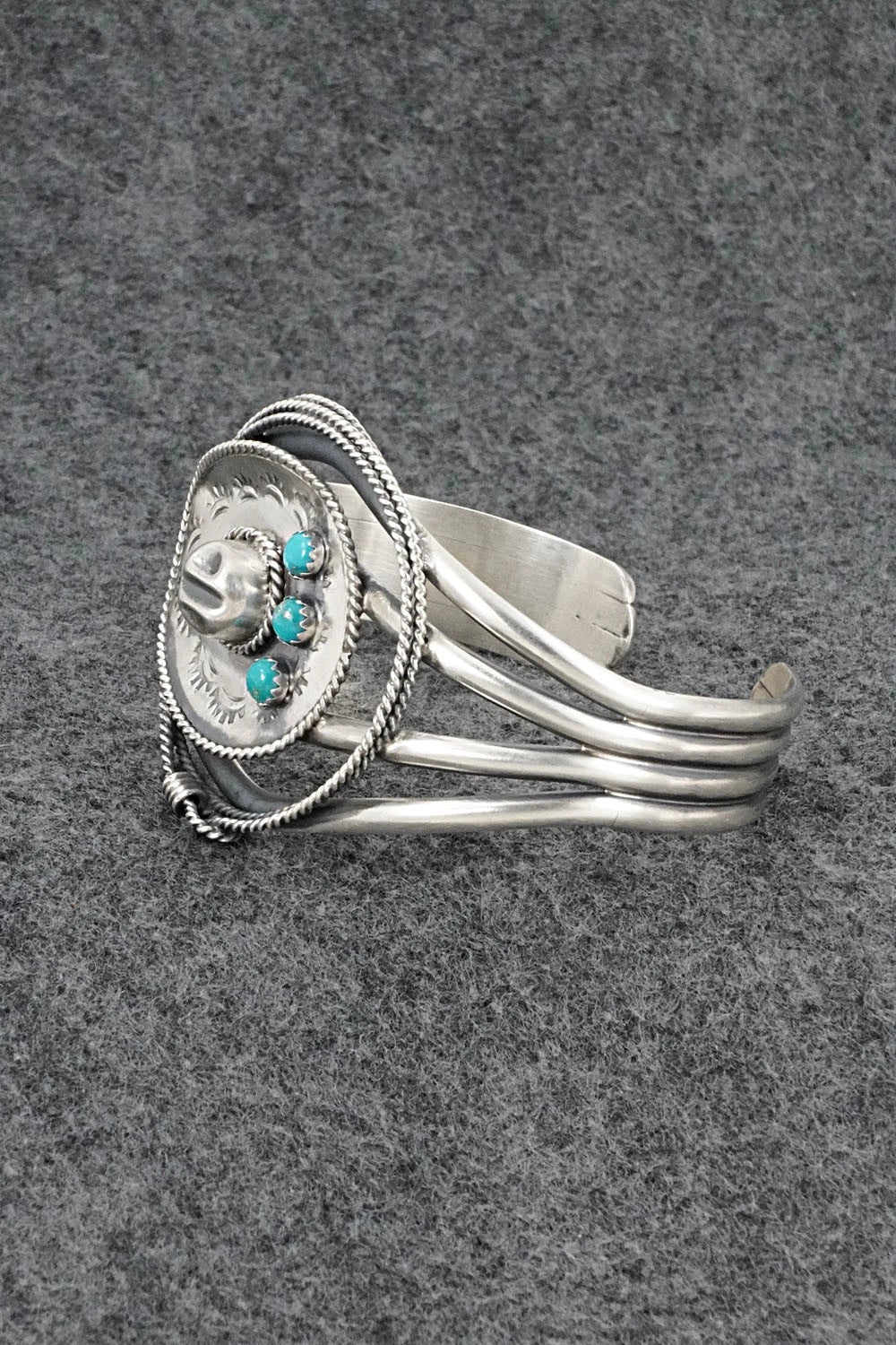 Turquoise & Sterling Silver Bracelet - Davey Morgan