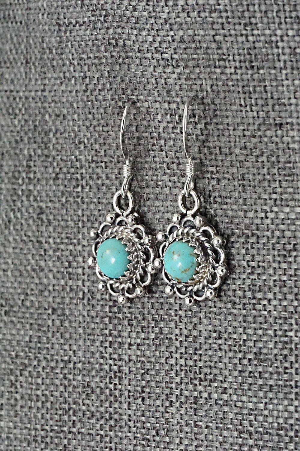 Turquoise & Sterling Silver Earrings - Emery Spencer