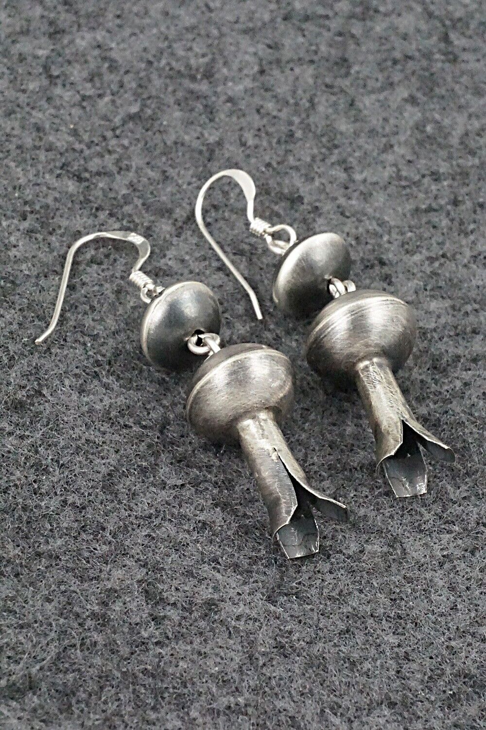 Sterling Silver Navajo Pearl Earrings - Presley Haley