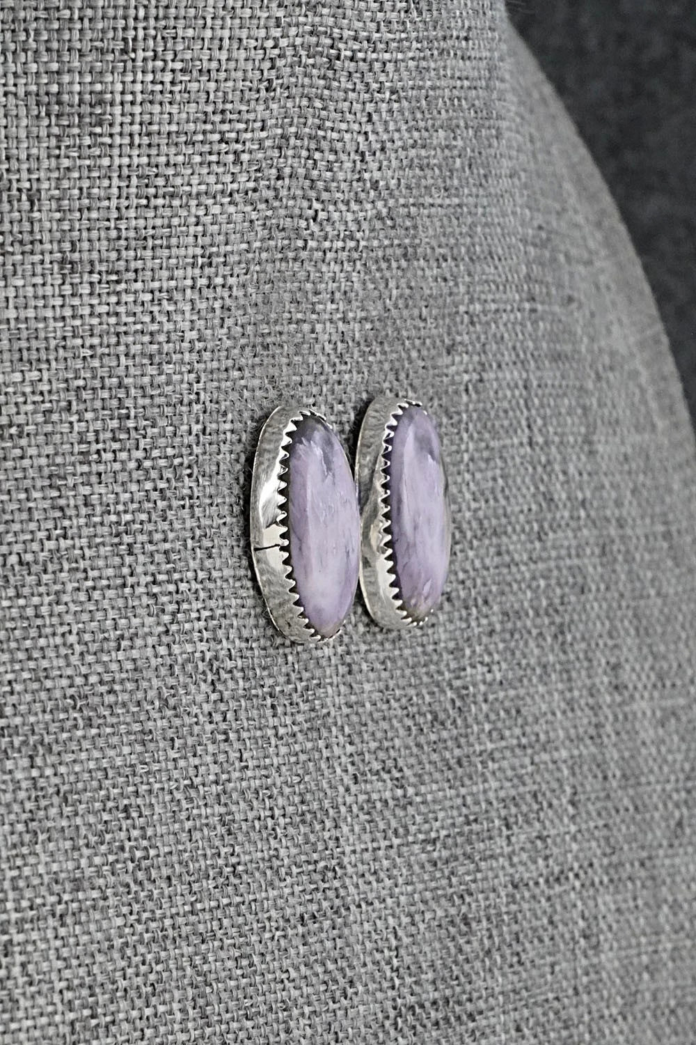 Morado & Sterling Silver Earrings - Murray Hannaweeka